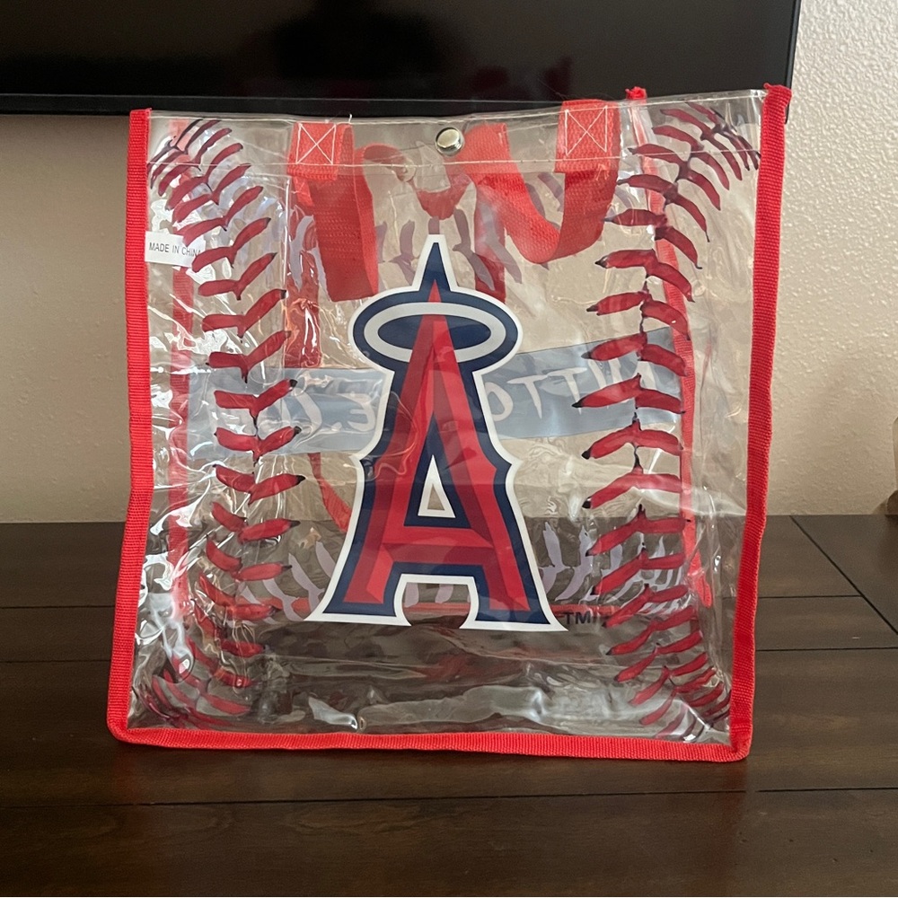 Angels Baseball Stadium Approved Clear Tote Bag